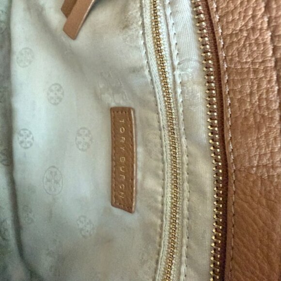 Tory Burch Amanda Mini Satchel Brown Leather Shoulder Bag - Picture 9 of 11